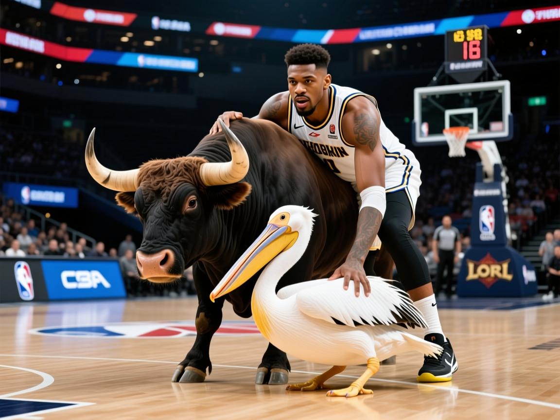 公牛负鹈鹕,拉文表现不佳